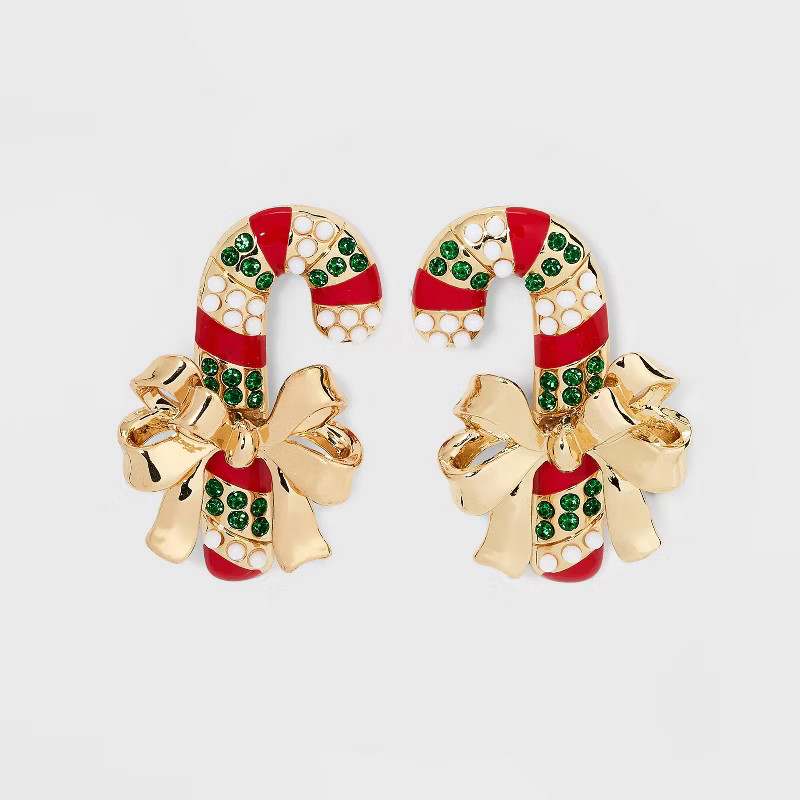 SUGARFIX by BaubleBar 'Candy Cane Campaign' Statement Earrings - Red | Target