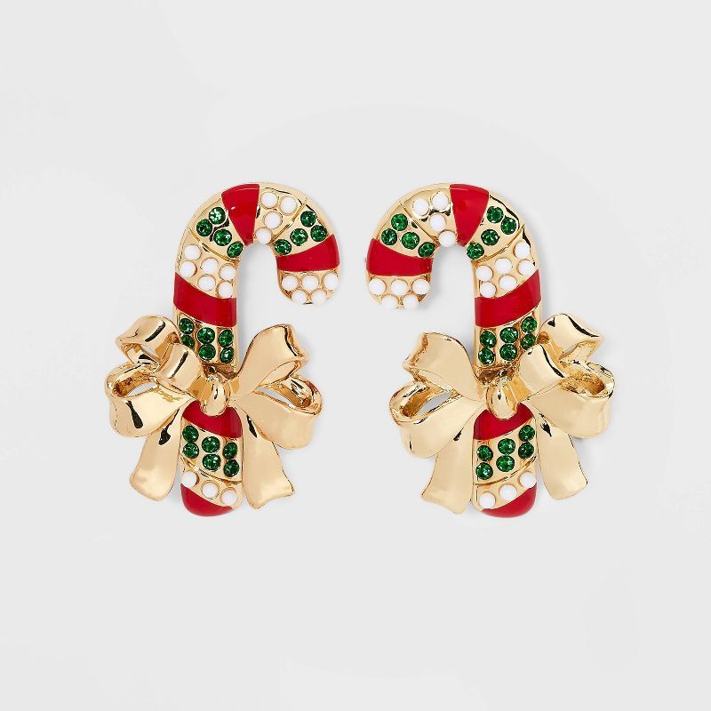 SUGARFIX by BaubleBar 'Candy Cane Campaign' Statement Earrings - Red | Target