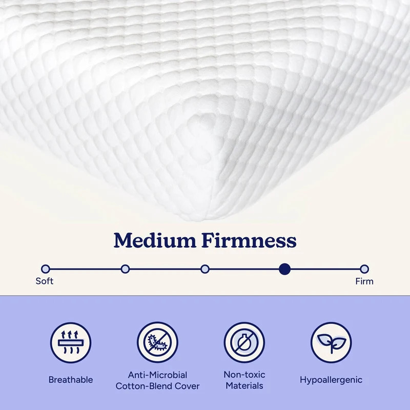 5-Inch Twin Memory Foam Mattress | max & lily