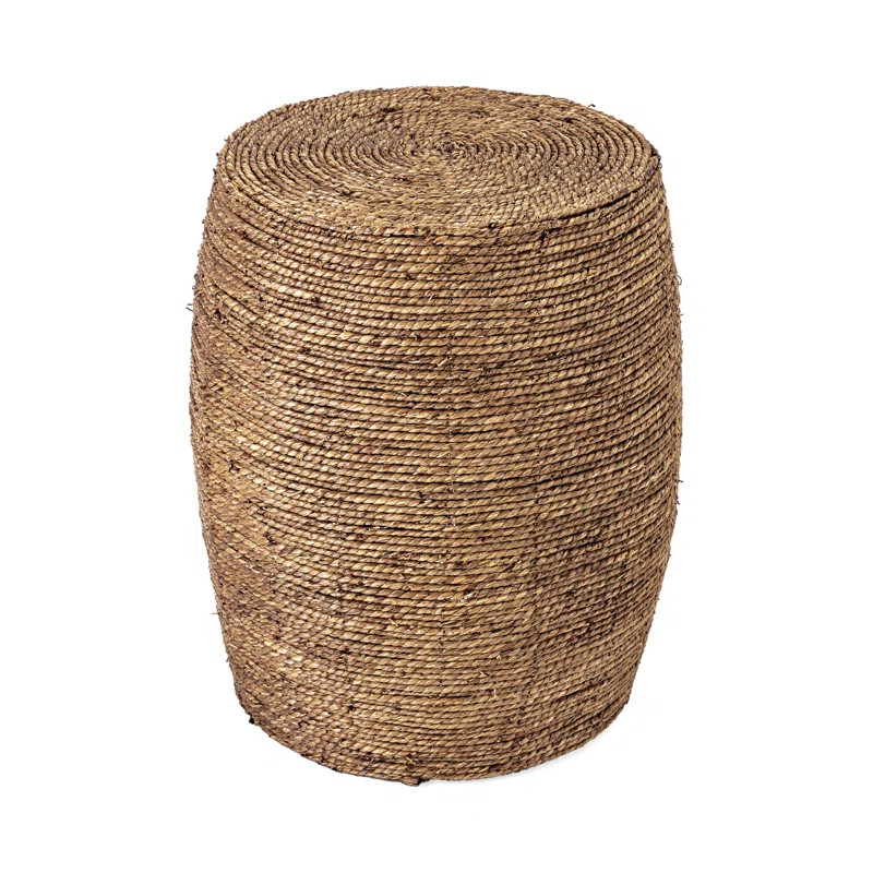 Naples Seagrass Accent Stool | Wayfair North America