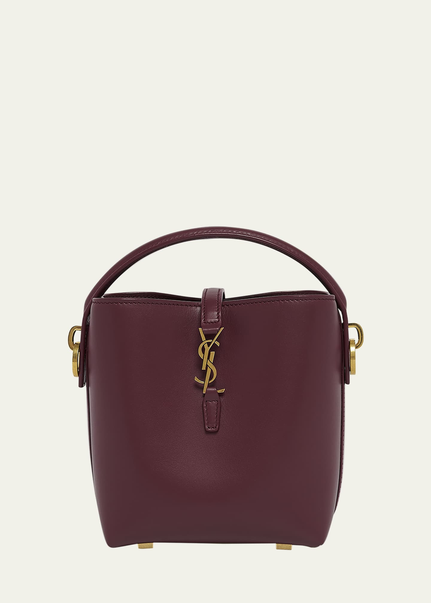 Saint Laurent Le 37 Mini YSL Bucket Bag in Smooth Leather | Bergdorf Goodman