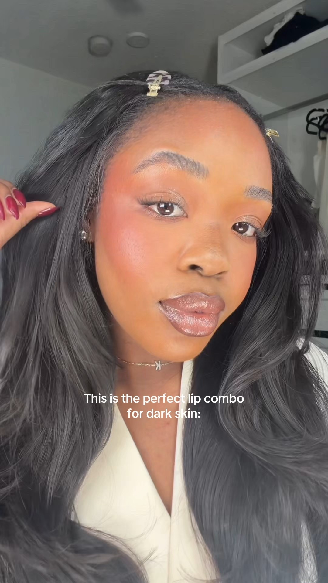 This lip combo has me in a chokehold 😮‍💨 #lipcombo #makeuptutorial
#blackgirlmakeup #grwmmakeup

#LTKBeauty #LTKgrwm