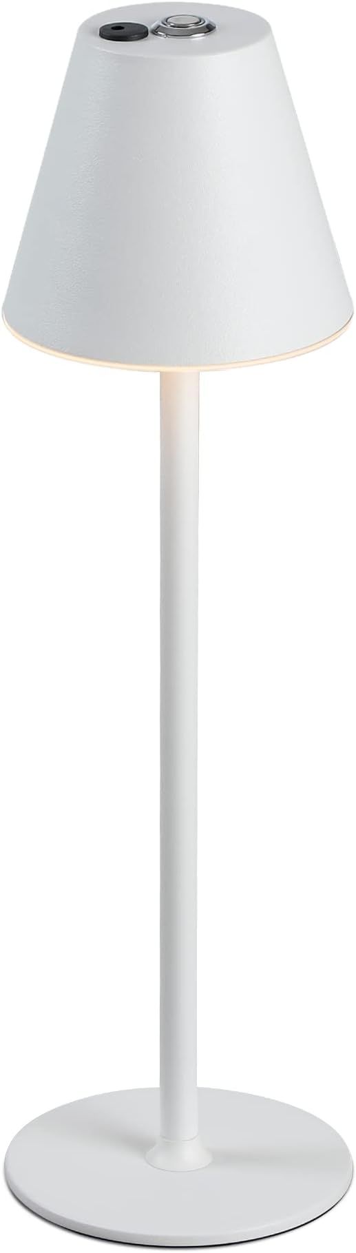 Modern LED CordlessTable Lamp,5000mAh Rechargeable Battery Desk lamp,3 Level Brightness Night Lig... | Amazon (US)