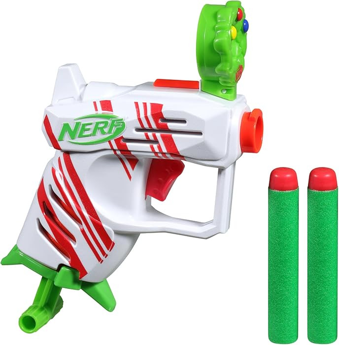 Nerf Elite 2.0 Jolly Dash Blaster, 2 Elite Darts, Pull to Prime, Winter Toy Foam Blaster for 8 Ye... | Amazon (US)