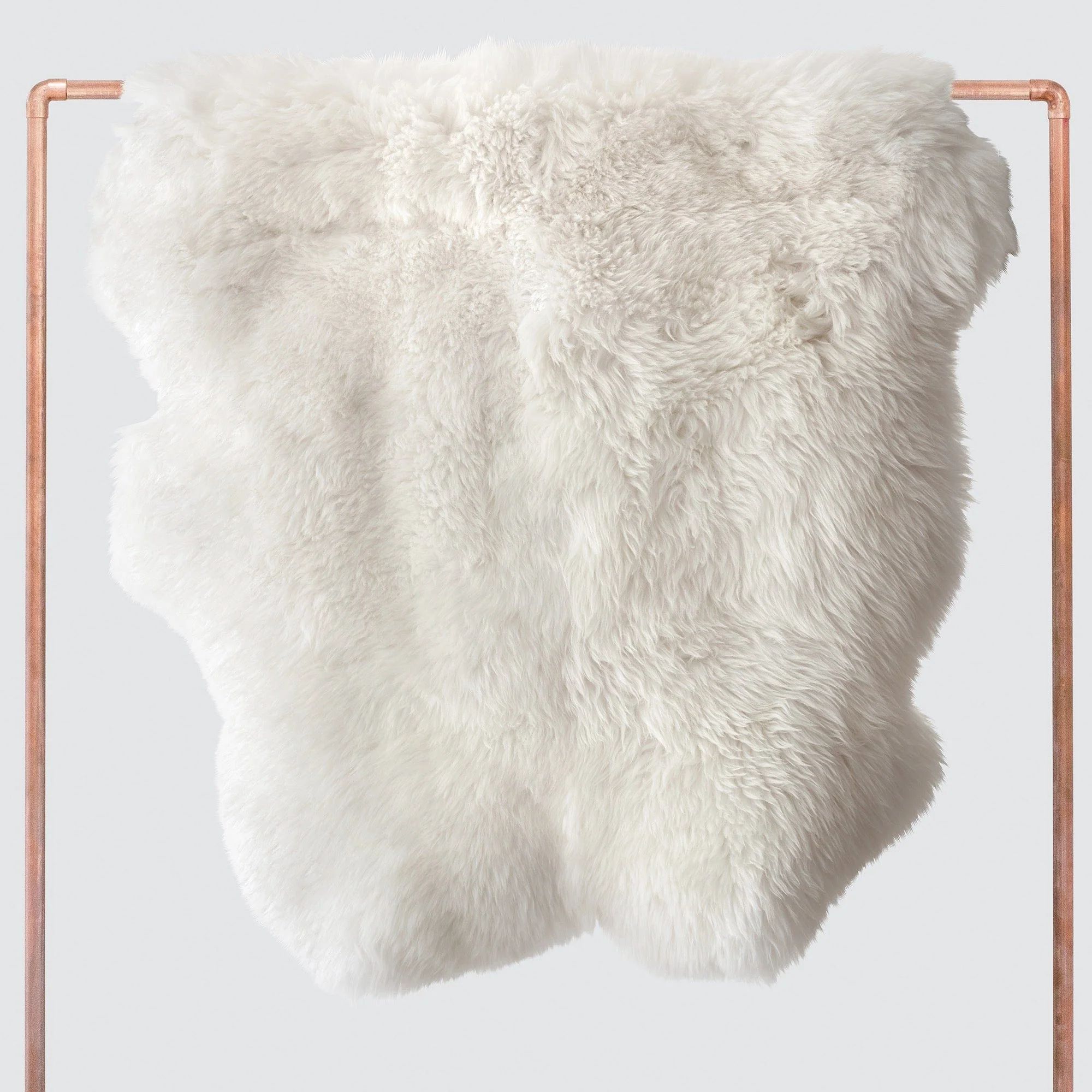 Sheepskin Accent Rug - White | The Citizenry