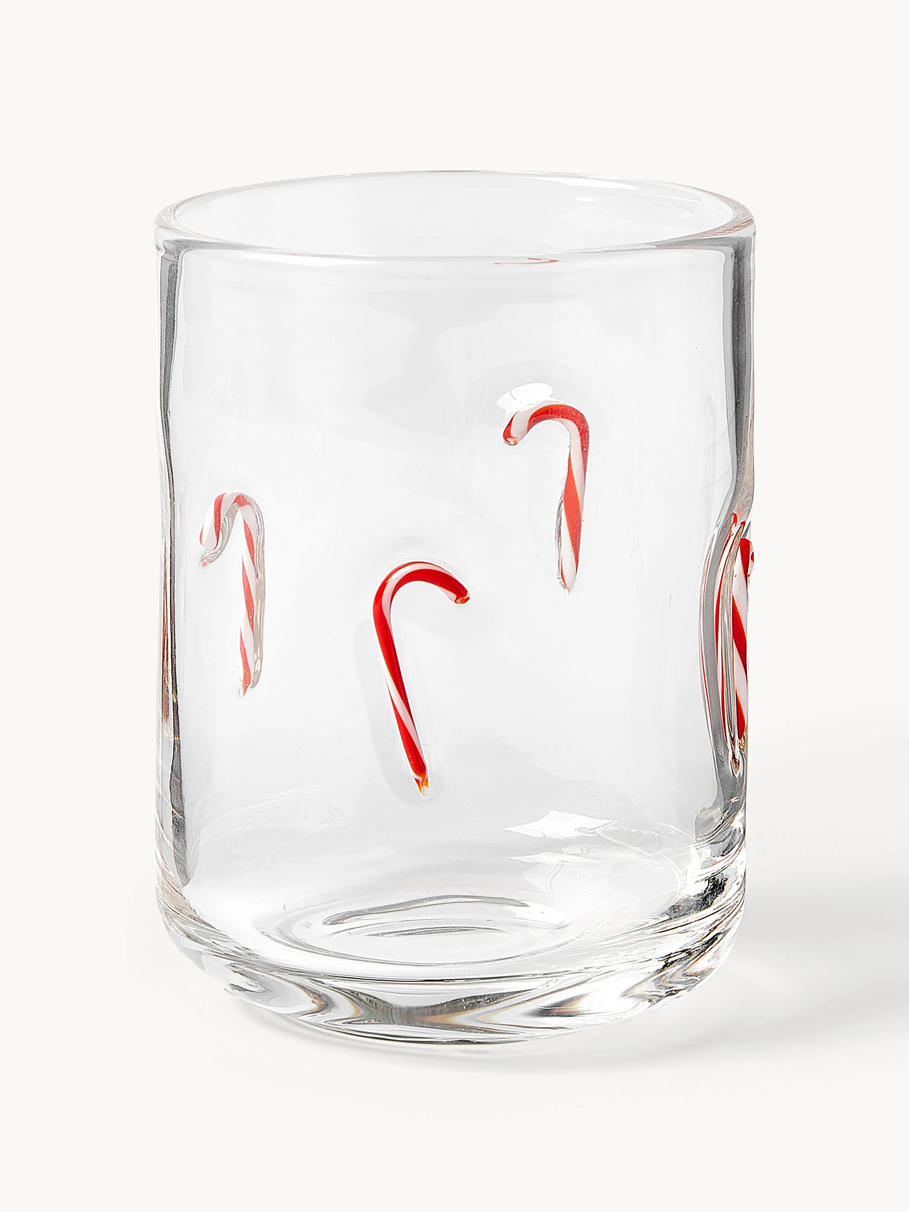 Mouth-Blown Water Glasses Candy, Set of 4 | Westwing EU