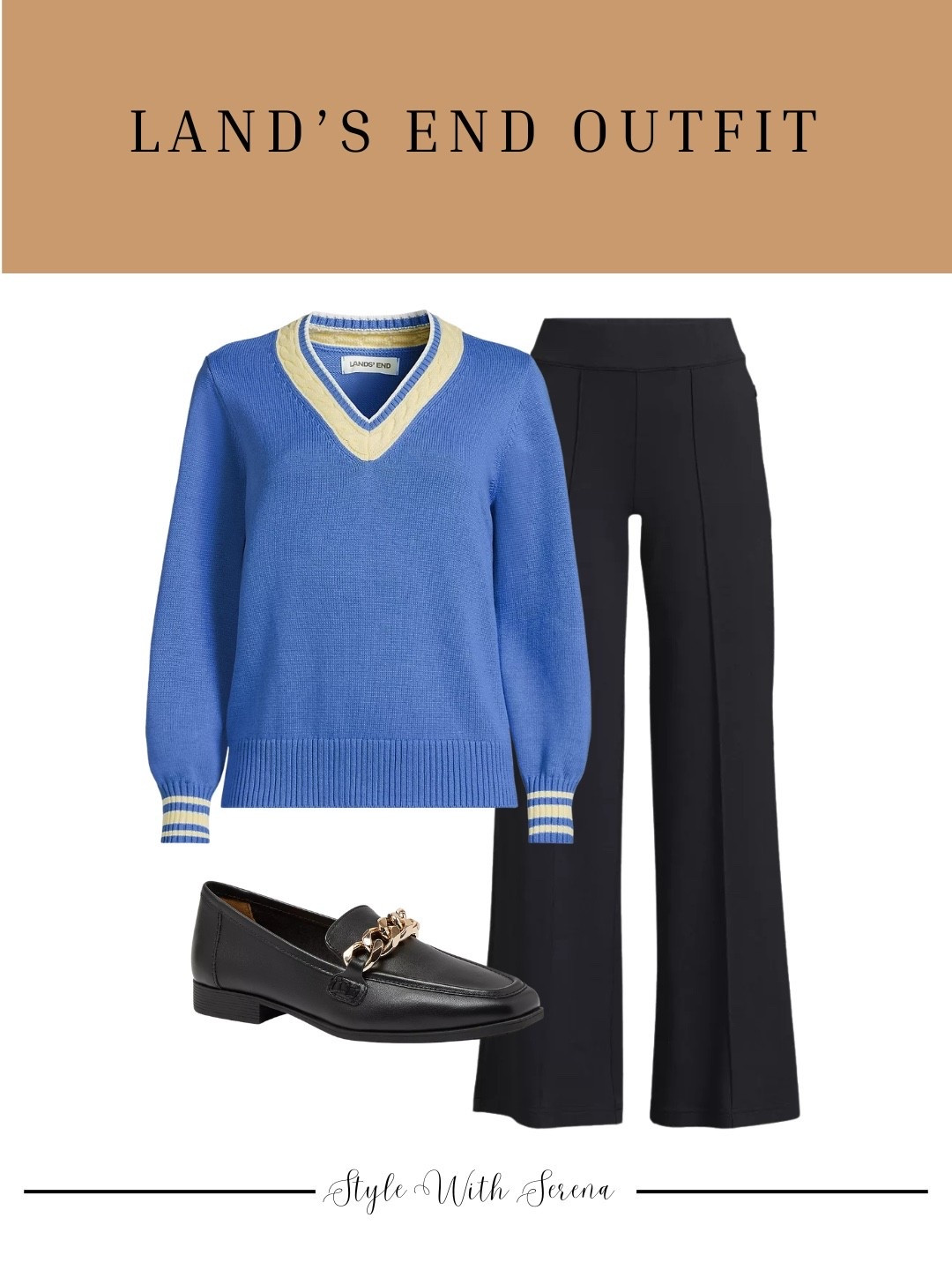 Lands End Outfit, lands end fashion, midlife fashion, sweater, loafers 

#LTKootd #LTKOver40 #LTKWorkwear