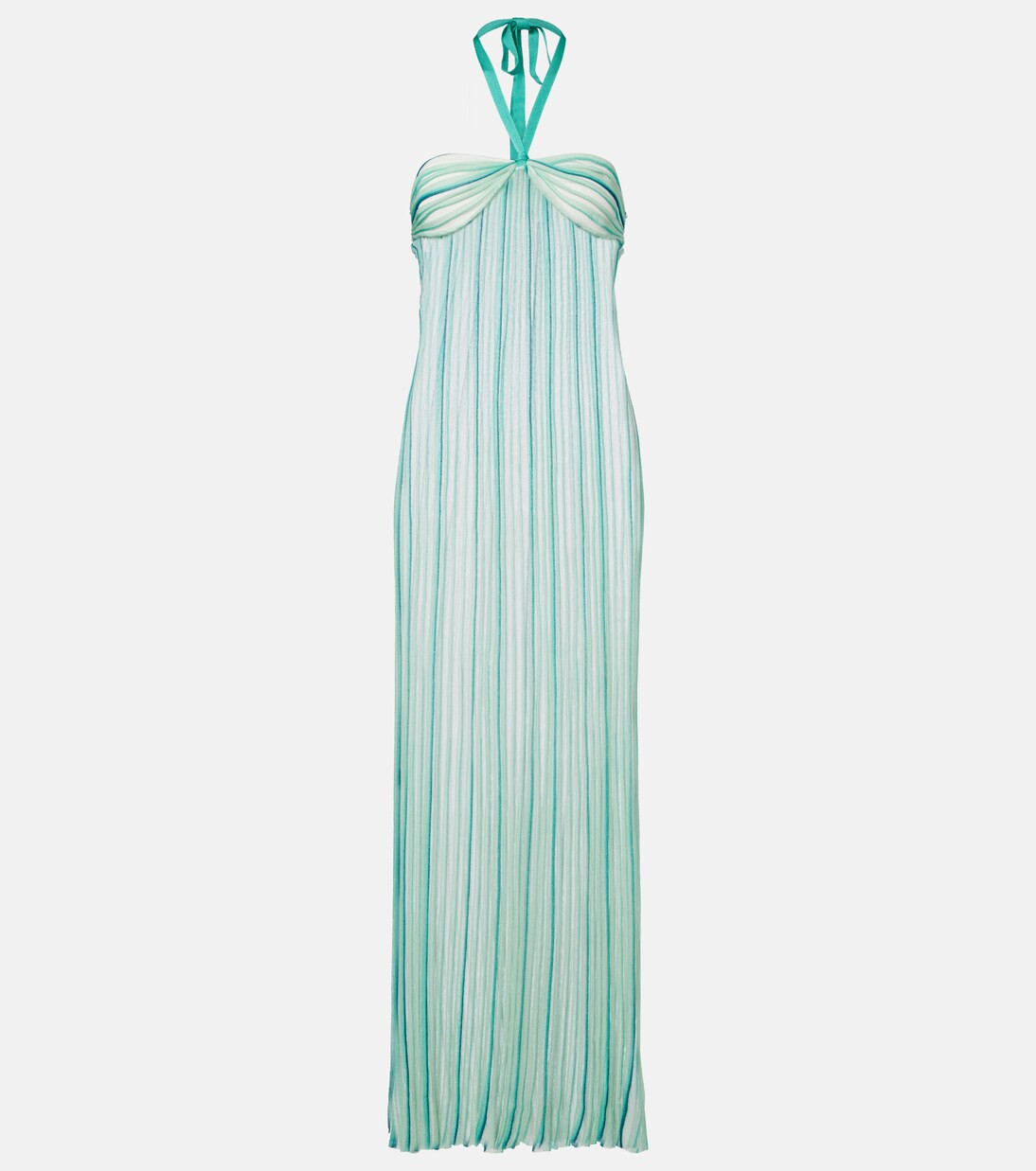 Striped halterneck maxi dress | Mytheresa (US/CA)