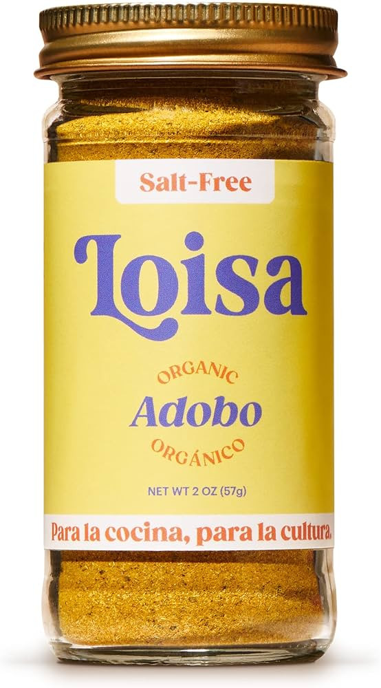 Loisa SALT-FREE Adobo Seasoning, USDA Organic, Non-GMO, No-MSG, No Preservatives, No Artificial C... | Amazon (US)