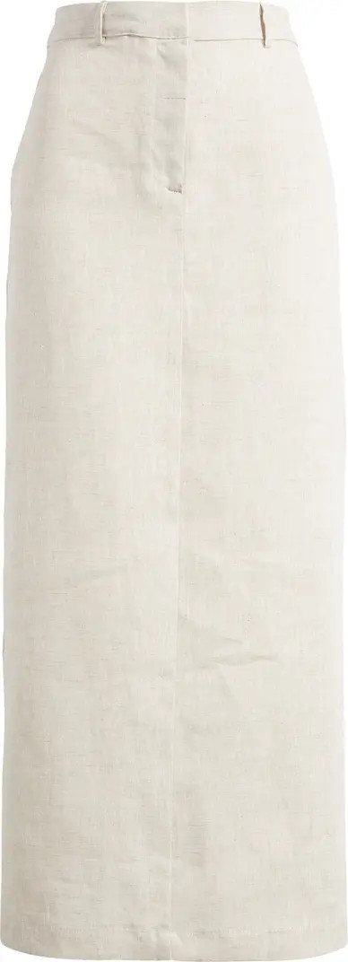 Gia Linen Midi Skirt | Nordstrom