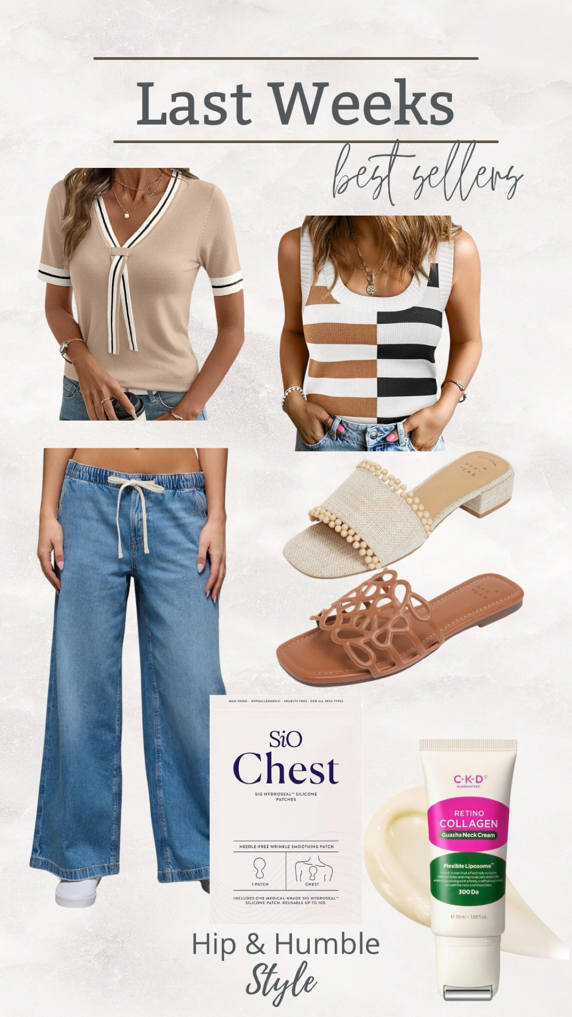 Last weeks follower favorites
Spring tops, trending denim jeans, sandals , beauty products , neck cream 

#LTKBeauty #LTKootd #LTKMothersDay