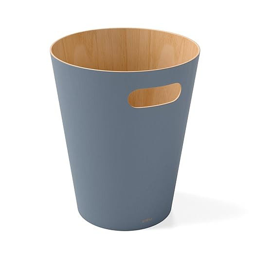Umbra Woodrow 2-Gallon Modern Wooden Trash Can Wastebasket, Attractive Bin for Garbage or Recycli... | Amazon (US)