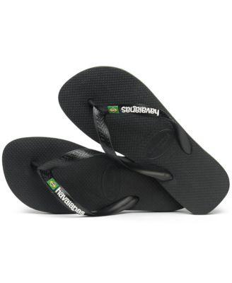 Men's Brazil Logo Flip-Flop Sandals | Macy's