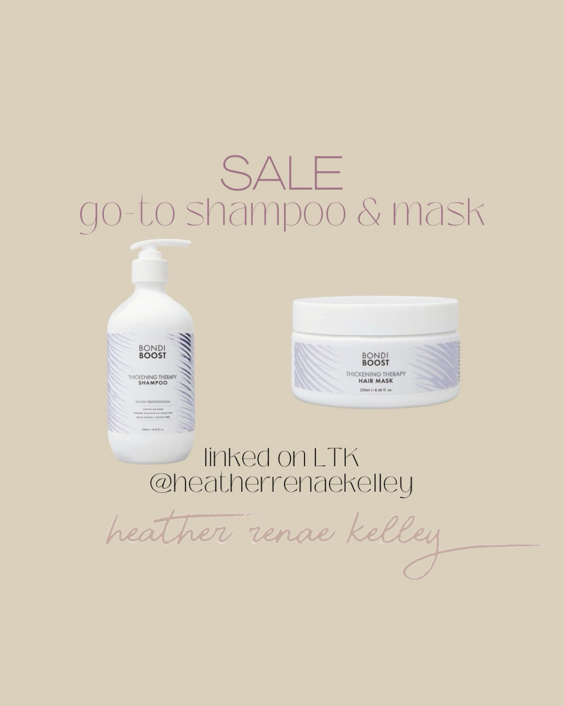 SALE ALERT

my hair wash day shampoo and mask are on major sale today only! 50% off no code needed. This has completely changed my hair for the better - so much thicker and healthier after taking out my extensions over a year ago. 

Perfect for those who are going through their healthy hair era!

#LTKsalealert #LTKfindsunder50 #LTKbeauty