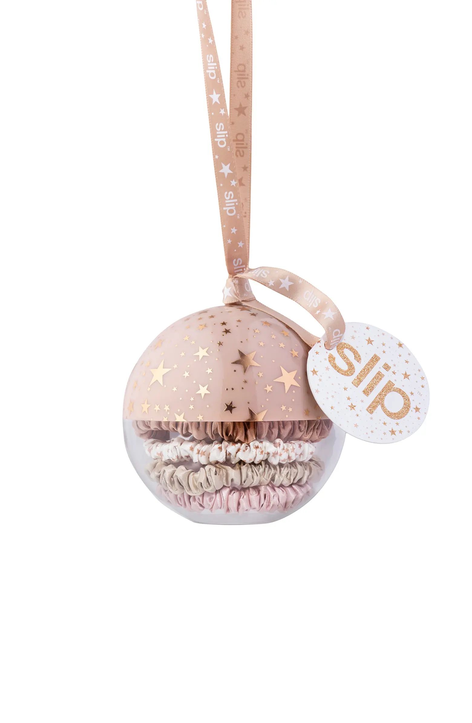 Pure Silk Skinny Hair Tie Nightlife Holiday Bauble | Nordstrom