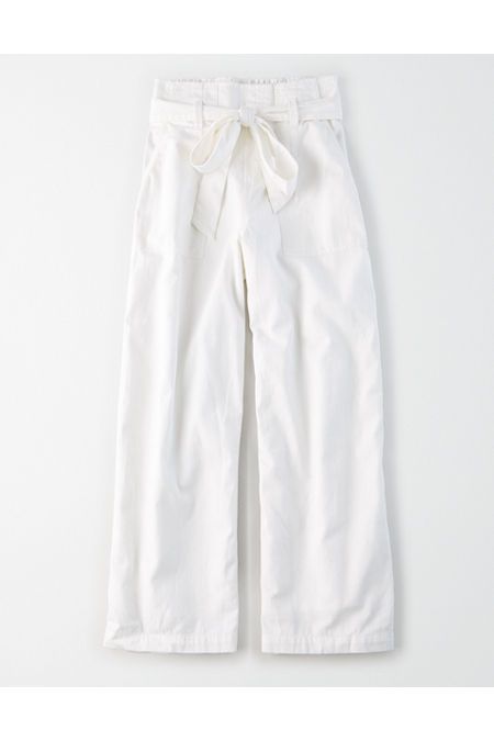 AE High-Waisted Paperbag Wide Leg Pant | American Eagle Outfitters (US & CA)