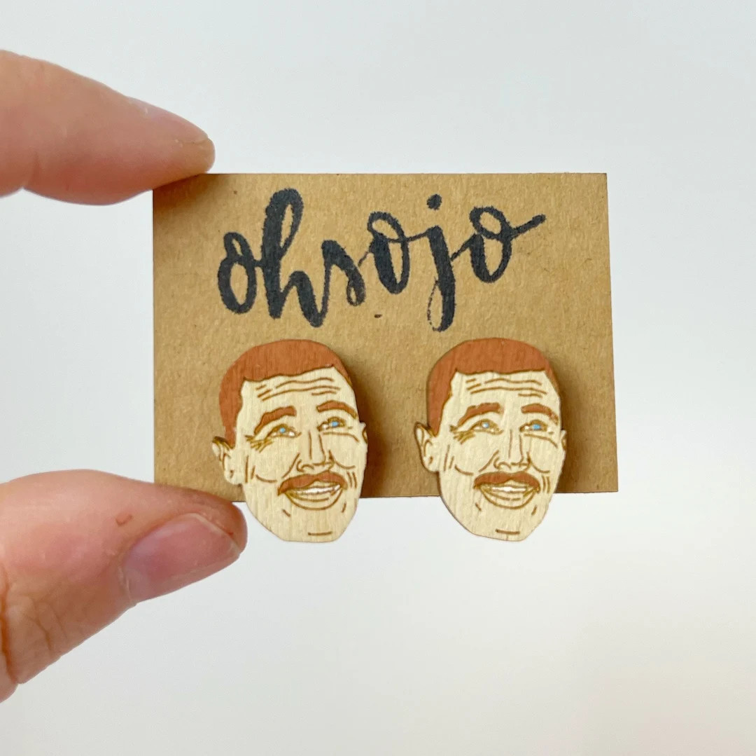 Travis Kelce Super Bowl Stud Earrings - Etsy | Etsy (US)