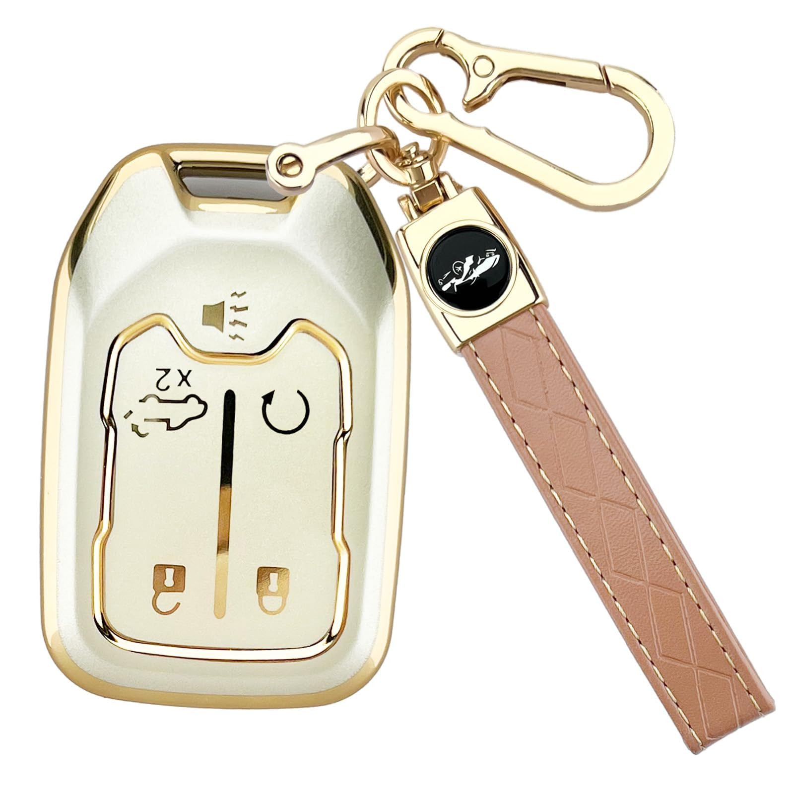 Soft TPU 5-Button for Chevy Key Fob Cover for Suburban Tahoe GMC Sierra 1500 2500HD 3500HD 2019-2... | Amazon (US)