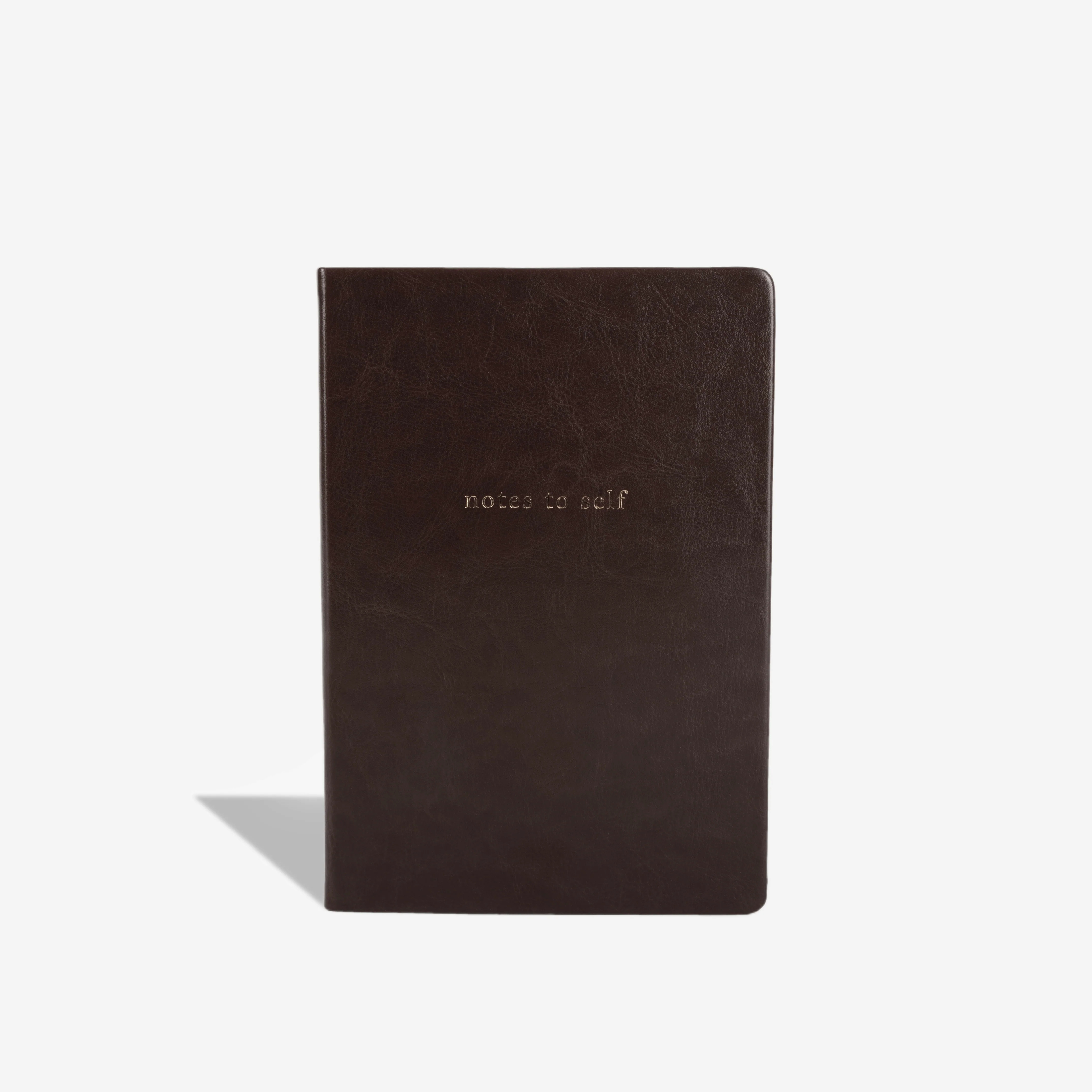 Notes to Self Lined Journal - Brown | Inside Then Out