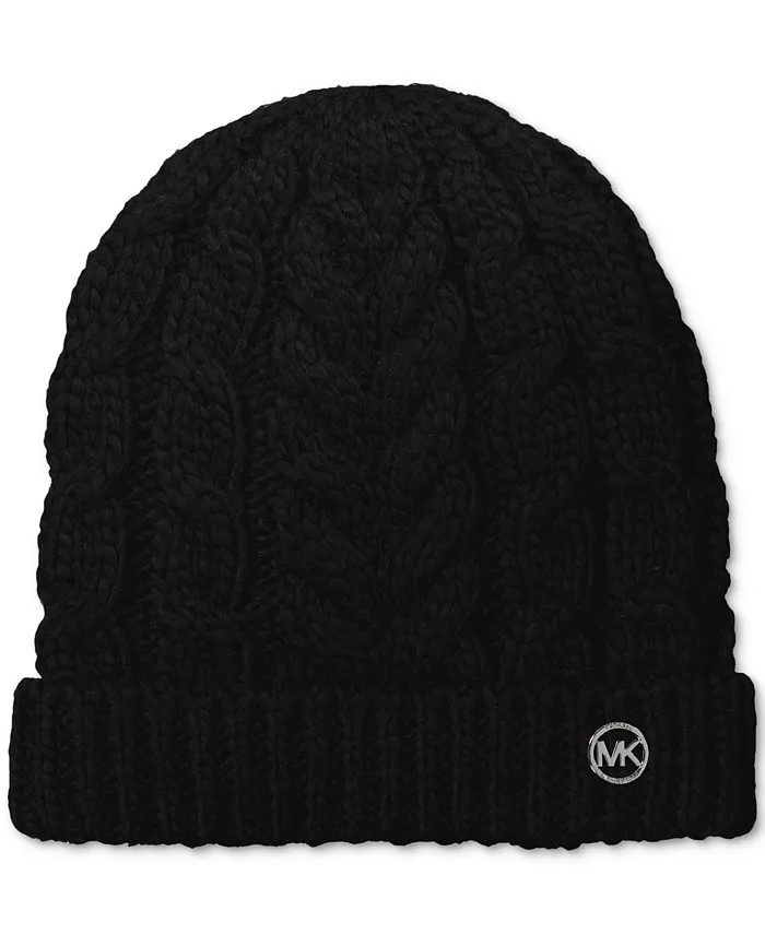 Michael Kors Women's Moving Cables Knit Hat & Reviews - Cold Weather Accessories - Handbags & Acc... | Macys (US)