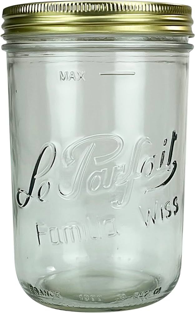 LE PARFAIT Canning French Glass Mason Jar, 1 EA | Amazon (US)