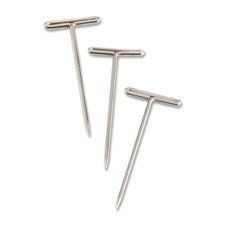 Business Source 32351 T-Pins, 9/16 in. Head Width, 2 in. Length, 100/BX, Silver | Amazon (US)