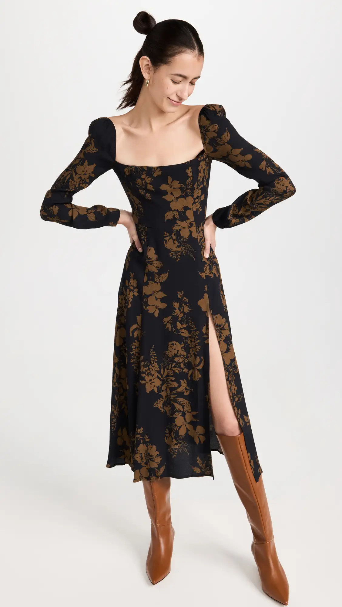 Sigmund Midi Dress with Slit | Shopbop
