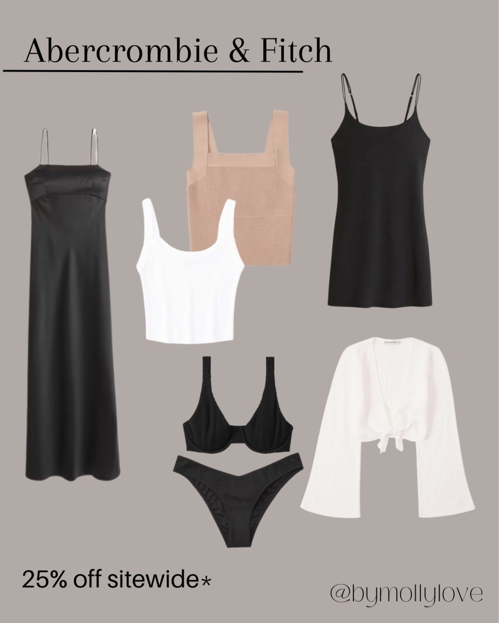 Abercrombie LTK Sale 25% off sitewide*

Spring dresses
Tanks
Swimsuits

#LTKSale #LTKstyletip #LTKsalealert