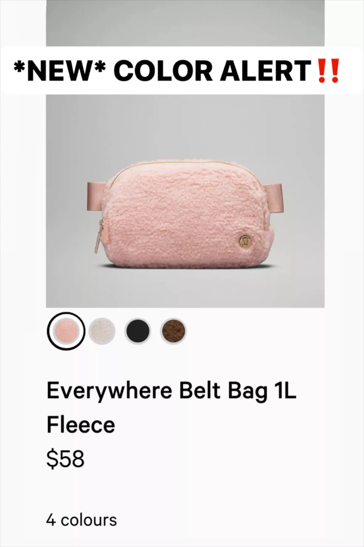 Everywhere Belt Bag 1L *Fleece