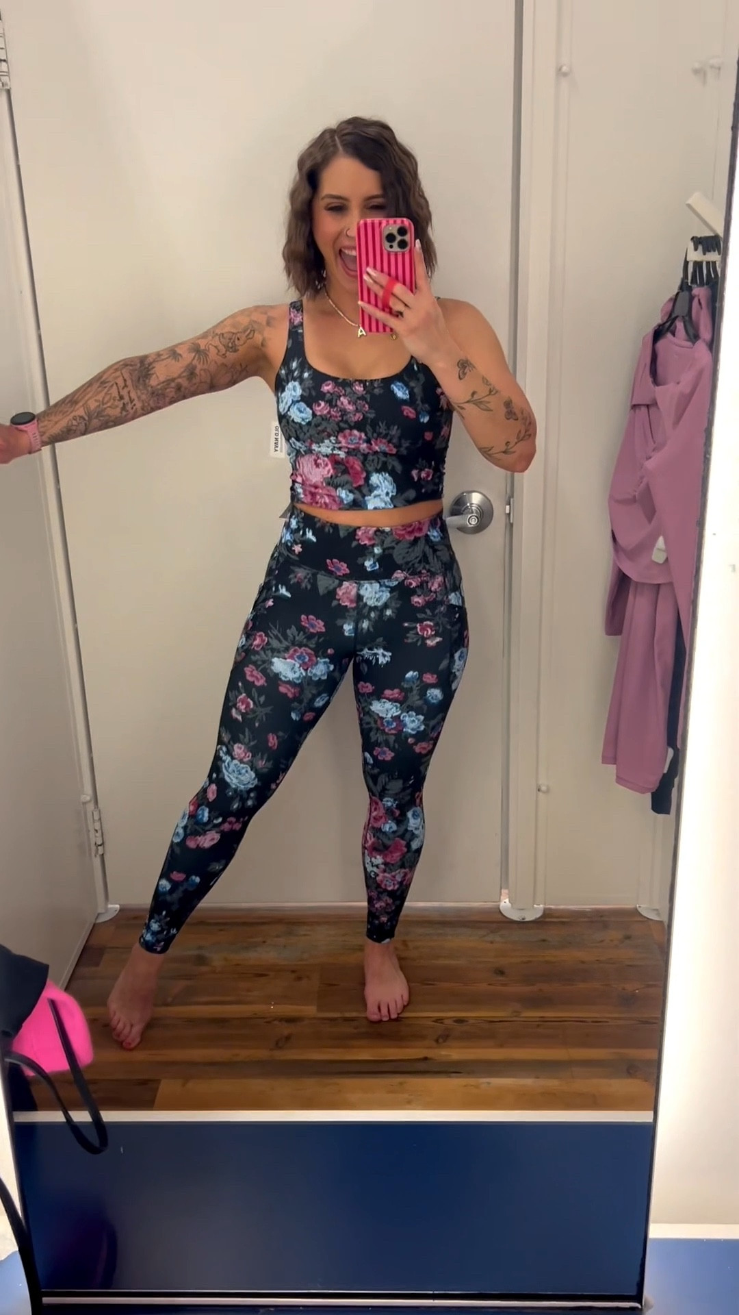 How cute are these floral print athletic pieces?! I’m wearing a medium in all of them. Top has removable pads. 

#LTKselfcare #LTKfitnessgoals #LTKActive