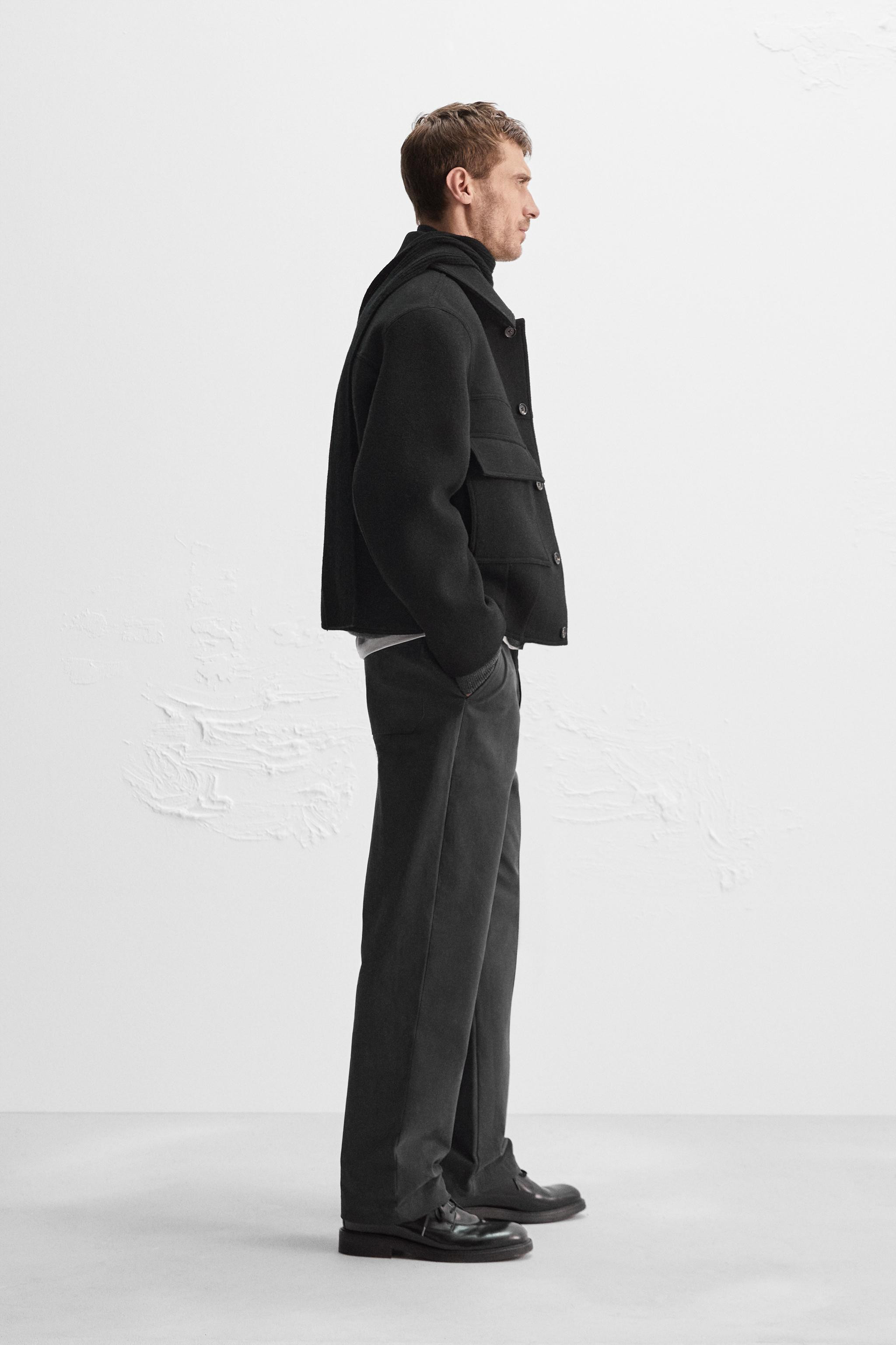 SOFT STRAIGHT-LEG TROUSERS | Zara UK