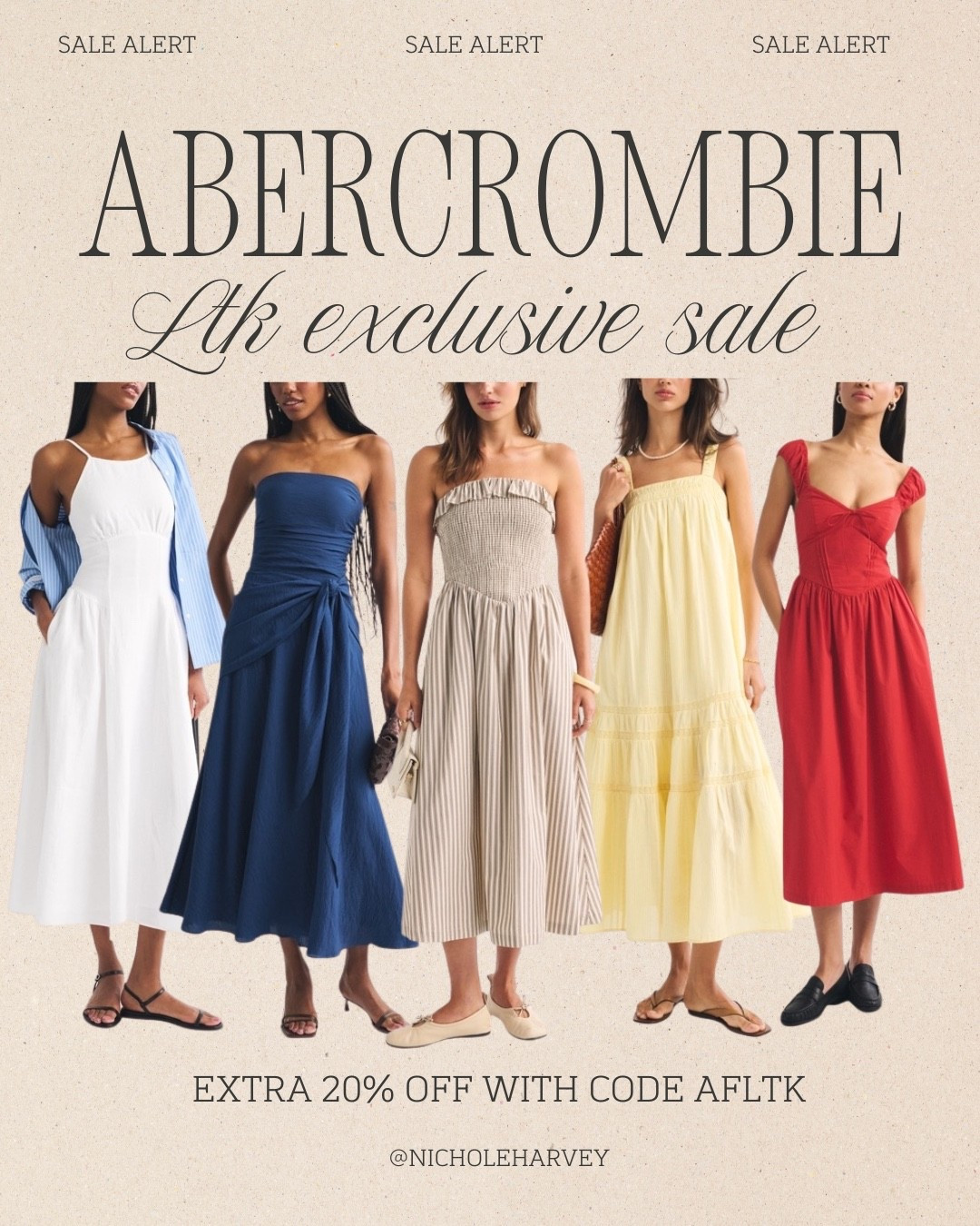 Abercrombie LTK exclusive sale! You can use code AFLTK for an extra 20% off when checking out using the LTK app! This is the time to get all of your fave denim. Sale runs from 6/3-6/4/26.

#Itkcreator #Itkfinds
#Itkwatchnow
#abercrombie #Itkabercrombie
#abercrombiesale
#Itksale

#LTKxAbercrombie #LTKSeasonal #LTKSaleAlert