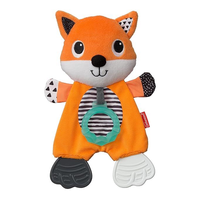 Infantino Cuddly Teether, Fox, 5.25 x 2 x 11 Inch (Pack of 1) | Amazon (US)