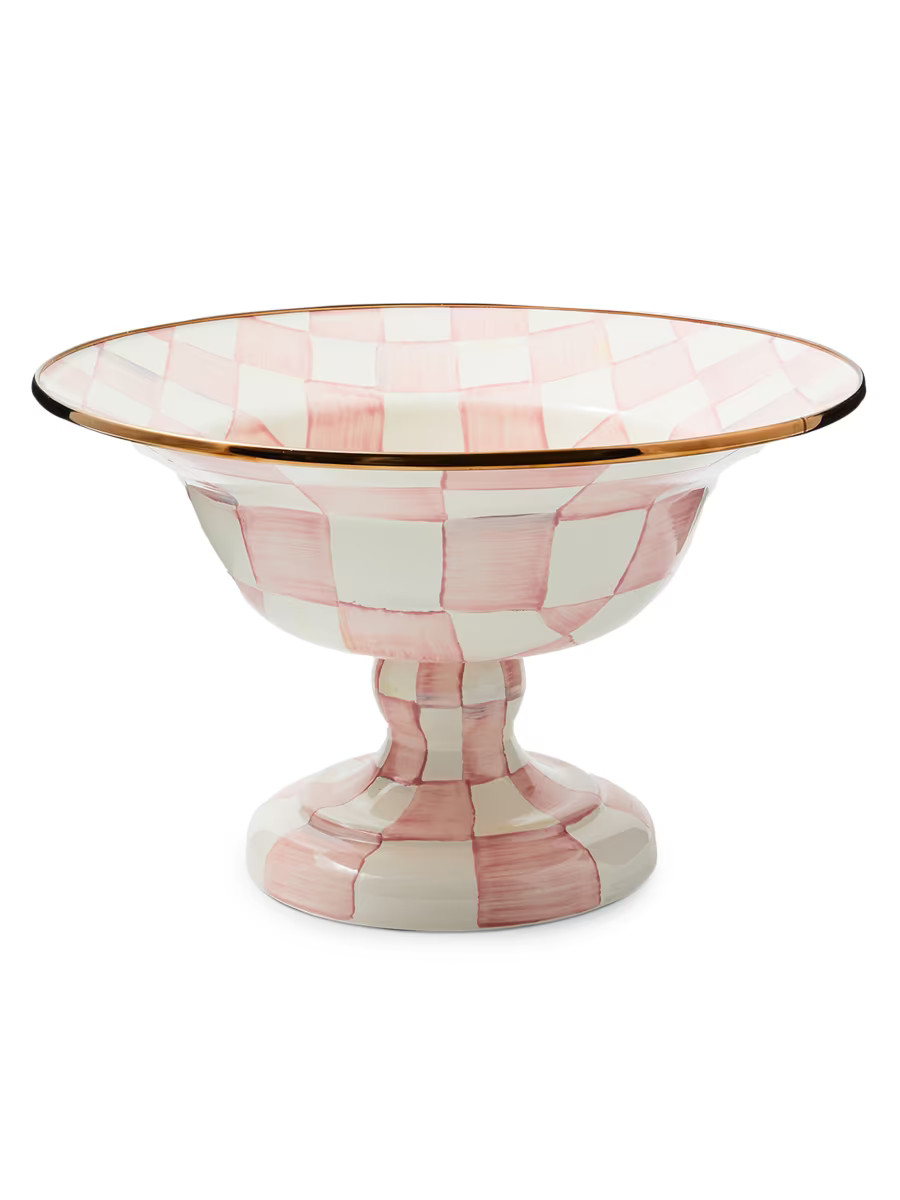 Large Rosy Check Compote Bowl | Saks Fifth Avenue