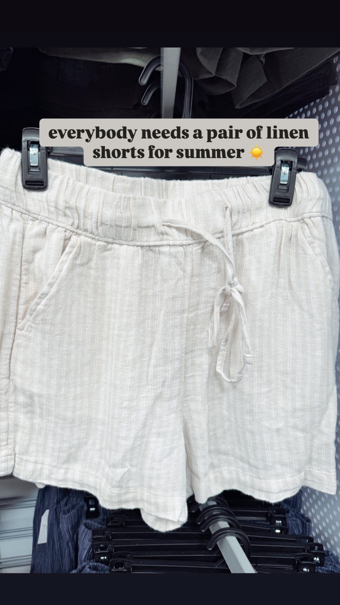 The most affordable linen shorts that are so comfortable, I do a size small, if between size down, not up! Love these for all the casual summer fits, a must for sure! #walmart #walmartfinds 