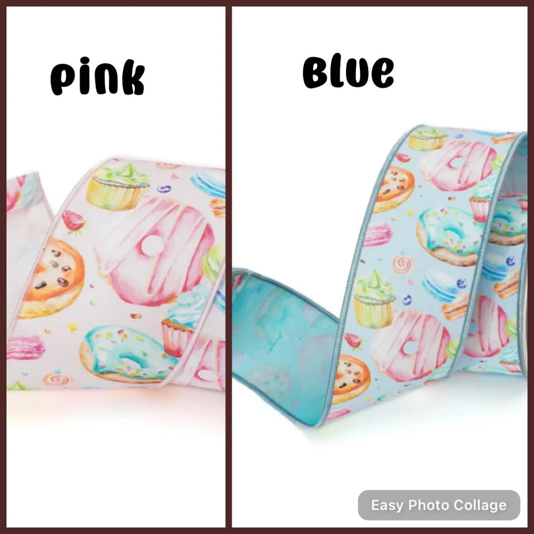 Farrisilk Pastels Pastries Ribbon, Luxury Ribbon, Christmas, Halloween, Easter - Etsy | Etsy (US)