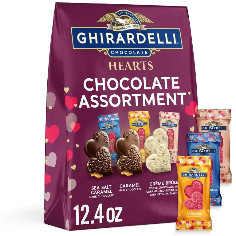 GHIRARDELLI Chocolate Assortment Hearts , 12.4 oz Bag | Walmart (US)