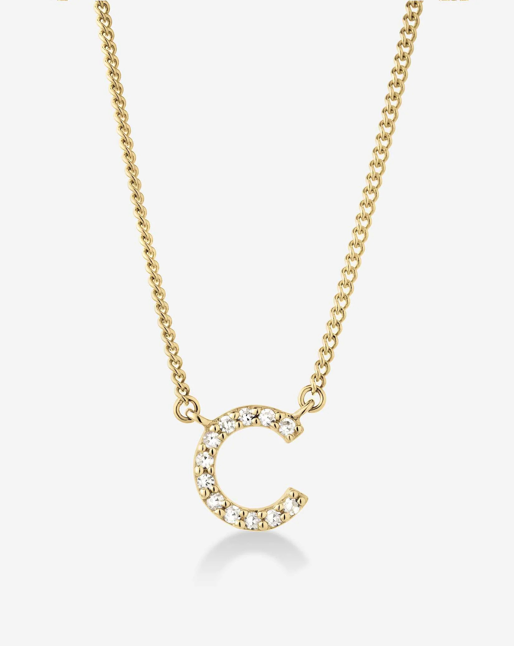 Diamond Initial Necklace | Ring Concierge