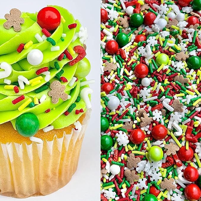 Christmas sprinkles | Sprinkles | Christmas jimmies | Cookie sprinkles | Amazon (US)