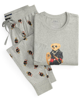 Men's Bear Pajama Set | Macy's