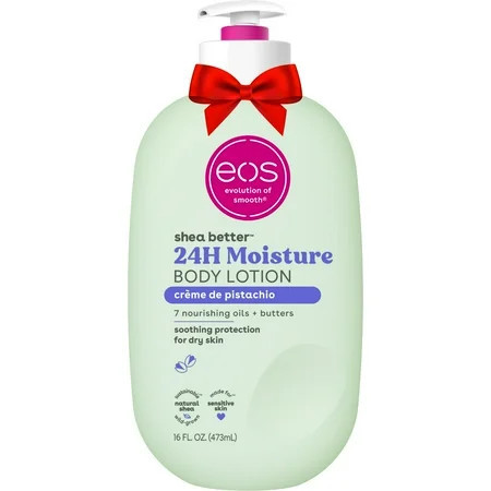 eos Shea Better Body Lotion- Creme de Pistachio, Soothes Dry Skin, 16 fl oz | Walmart (US)