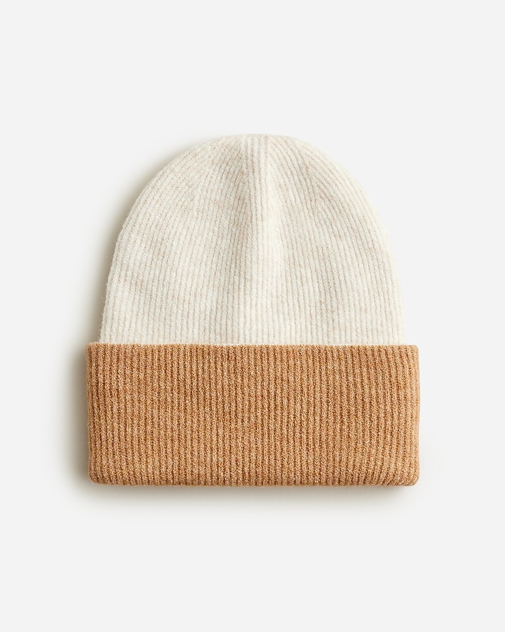 Colorblock ribbed beanie in Supersoft yarn | J. Crew US