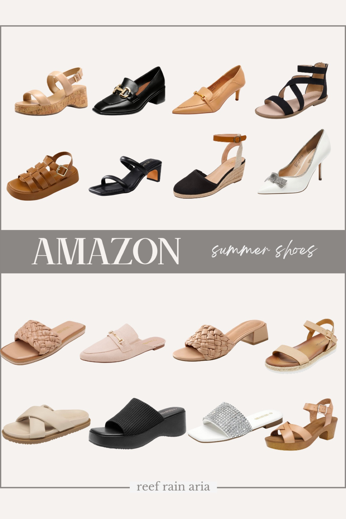 Amazon summer shoe haul!! For Amazon products, click the 3 dots in the top right corner and select “Open in system browser” to shop via Amazon app. Thank you for shopping with me!! Have an amazing rest of day and send me a message if you ever need help shopping for something! @reefrainaria on IG and @reefrainaria.shop on TikTok


#LTKtravel #LTKFind #LTKunder50