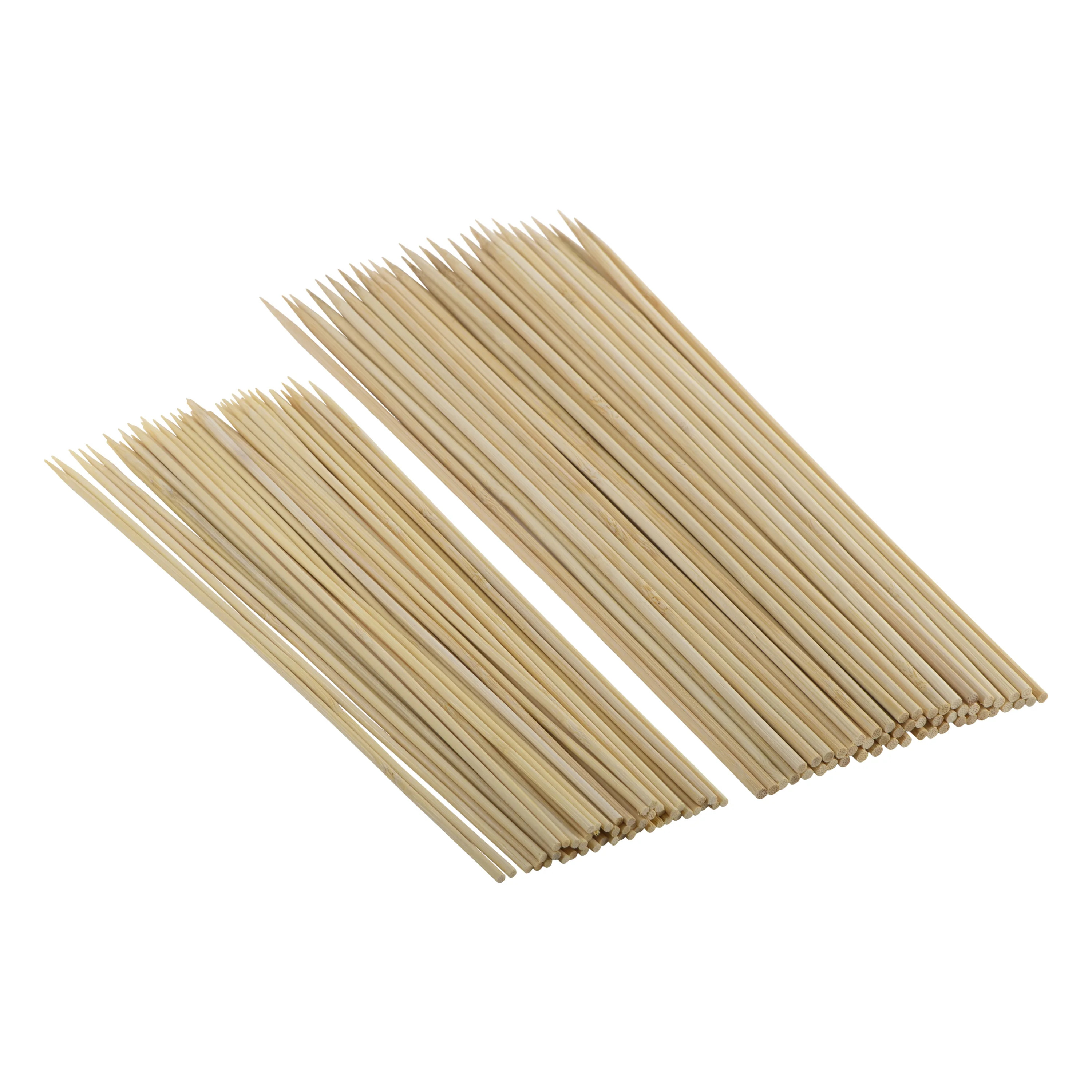 GoodCook ProFreshionals 100 pc Bamboo Skewer Set for BBQ and Kebab, 2 sizes 10" and 12" | Walmart (US)
