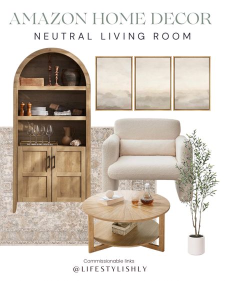 Amazon living room decor! Neutral living room decor! 

#LTKsalealert #LTKhome #LTKSeasonal