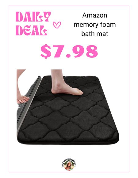 daily deal!!
amazon memory foam bath mat!! such a good deal! under $10 for a bath mat!! you can’t beat it!! in multiple colors too!

#amazon #deal #dailydeal #bath #bathmat #bathroom #mat #memoryfoam #shower 

#LTKhome #LTKsalealert #LTKU