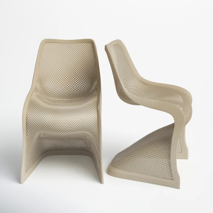 Jonas Outdoor Stacking Dining Side Chair | Wayfair North America