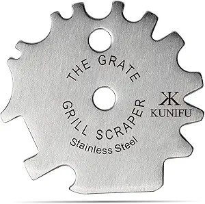 KUNIFU BBQ Grill Scraper, Stocking Stuffers, Bristle-Free for Griddle, Kitchen Gadgets Cleaner, C... | Amazon (US)