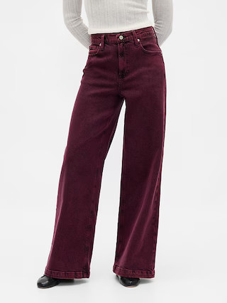High Rise Stride Wide-Leg Jeans | Gap (US)