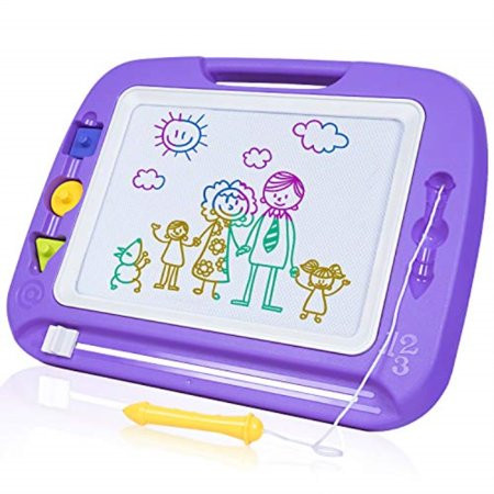 SGILE Magnetic Drawing Board, Doodles Toy Big Magnetic Erasable Pad for Writing Kids Toddler Boy Gir | Walmart (US)